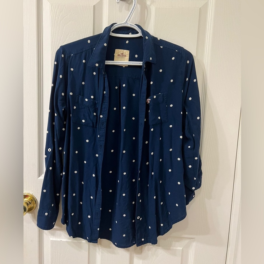 Hollister size S blue color